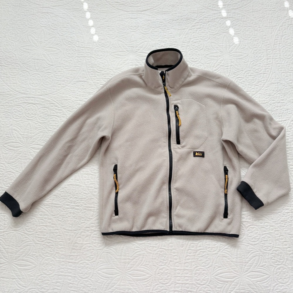 REI Women's Trailsmith Fleece Jacket, Beige XS